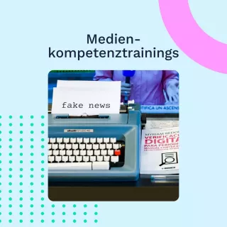 Webseite: Medienkompetenztrainings - Digital Natives auf dem Weg zu einem reflektierten Medienumgang begleiten