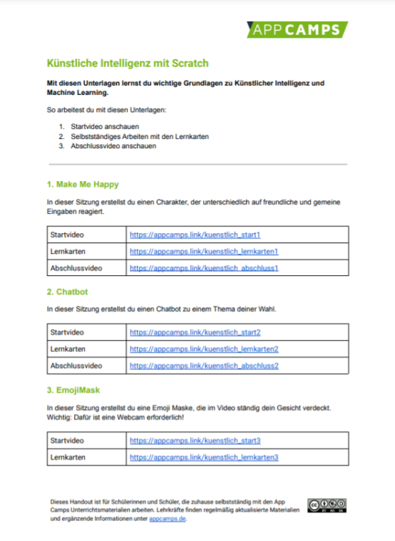 Künstliche Intelligenz mit Scratch