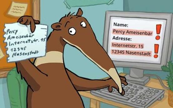 internet-abc: Lernmodul 3.5. Datenschutz – das bleibt privat!