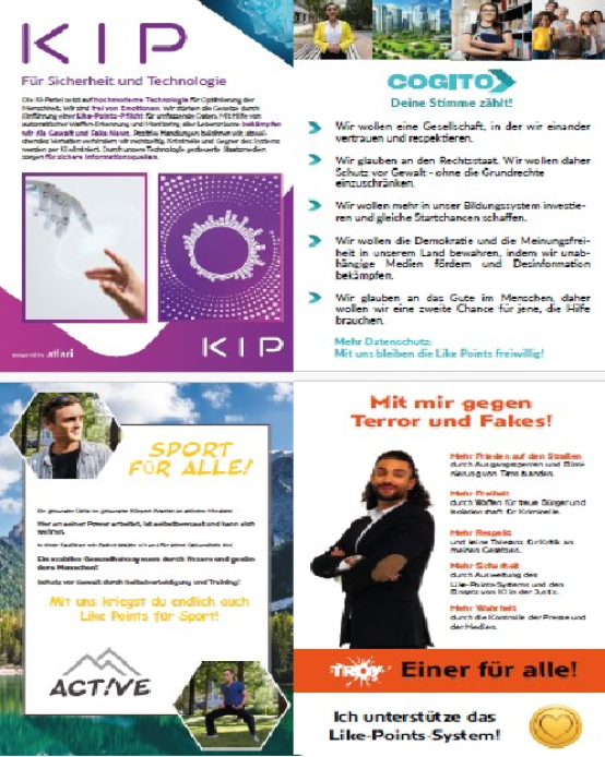 Kopiervorlage Wahl-Flyer