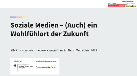 Praxismethode: Soziale Medien – (Auch) Ein Wohlfühlort der Zukunft | Präsentation: Reflexion der Selbstfürsorge-Stationen (ODP)