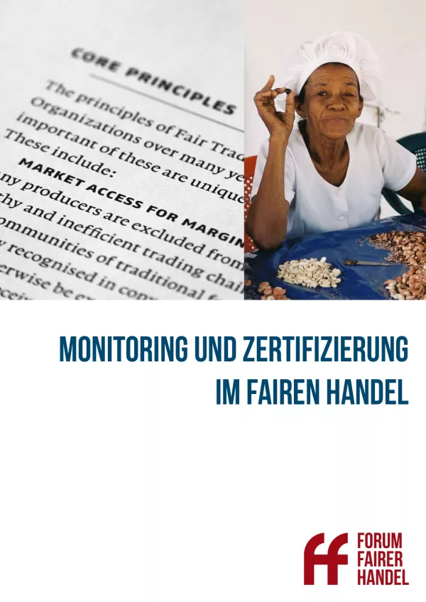 Broschuere: Monitoring und Zertifizierung im Fairen Handel