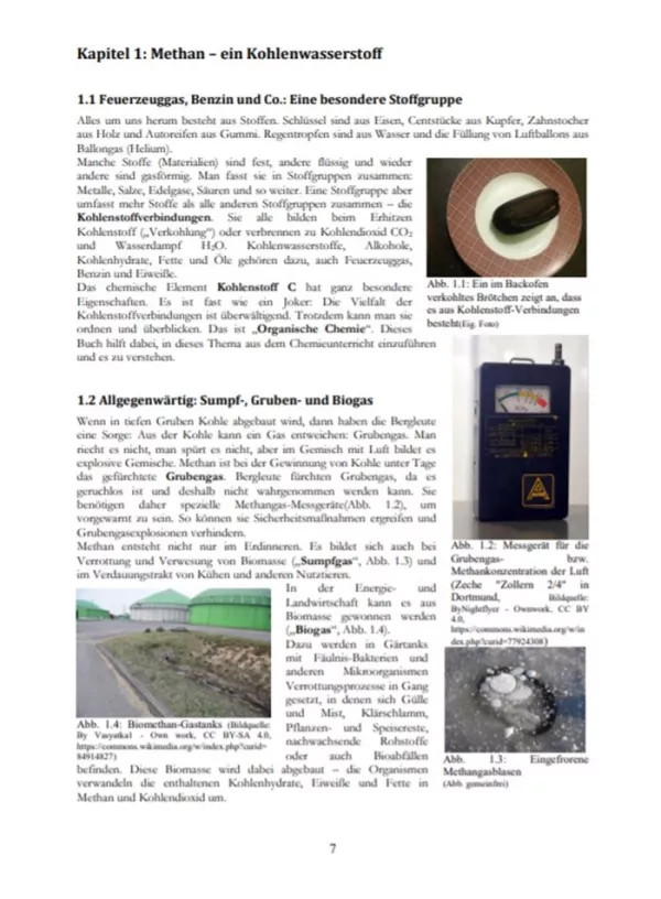 Unterrichtsbaustein: Chemie im Distanzunterricht: Kohlenstoffverbindungen - eine Einführung in ihre Vielfalt: Organische Chemie