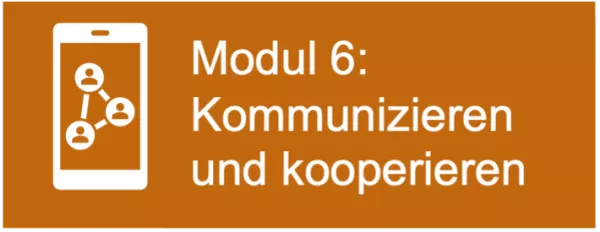 Text: Modul 6: Kommunizieren und Kooperieren - Gesamtübersicht für Ausbildende und Lehrende (pdf)