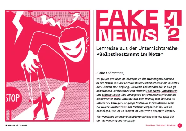Unterrichtsbaustein: Unterrichtsreihe "Selbstbestimmt im Netz" - Leitfaden Fake News