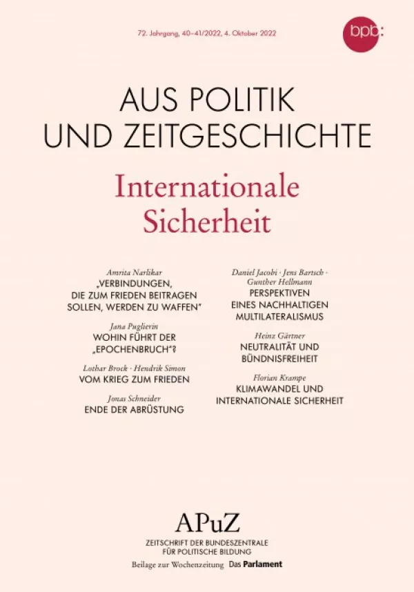 Text: Internationale Sicherheit