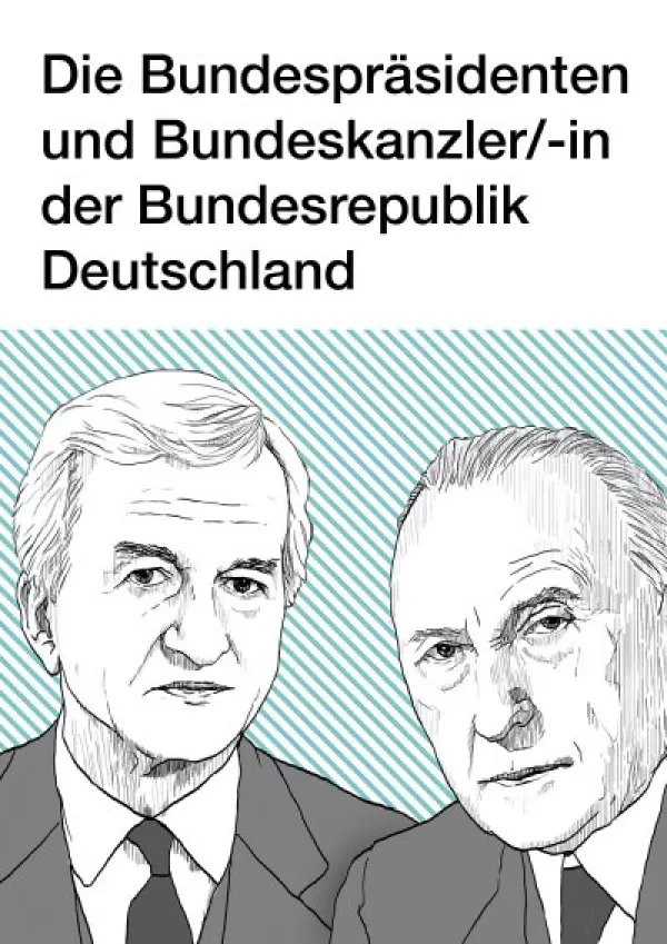 Bild: Die Bundespräsidenten und Bundeskanzler/-in der Bundesrepublik Deutschland