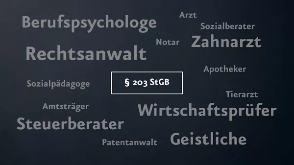 Video: Berufsgeheimnisträger