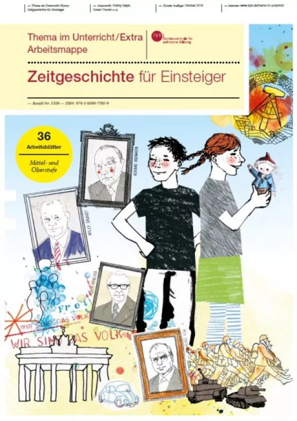 Arbeitsblatt: Zeitgeschichte für Einsteiger | ausfüllbare pdf