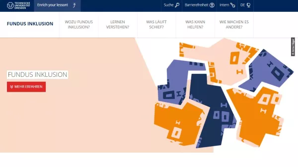 Webseite: Fundus Inklusion
