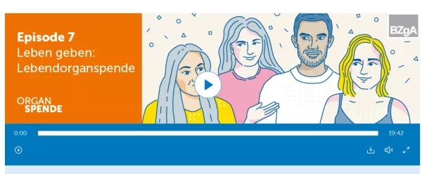 Audio: Podcast Episode 7: Leben geben - Lebendorganspende