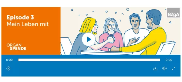 Audio: Podcast Episode 3: Mein Leben mit ...: Wie fühlt es sich an, mit einem gespendeten Organ zu leben?