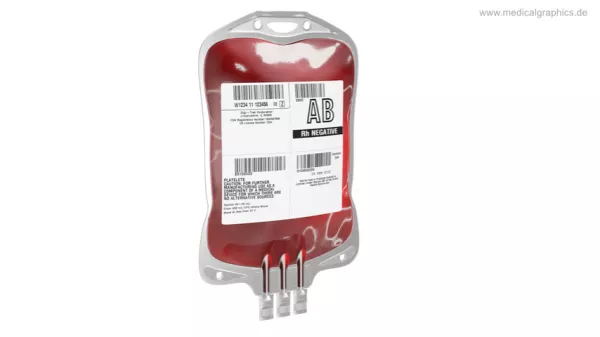Bild: Blutbeutel für Transfusion