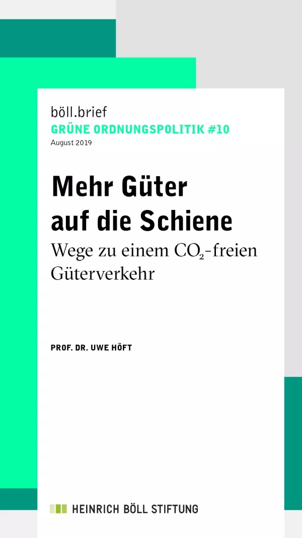 Broschuere: Mehr Güter auf die Schiene