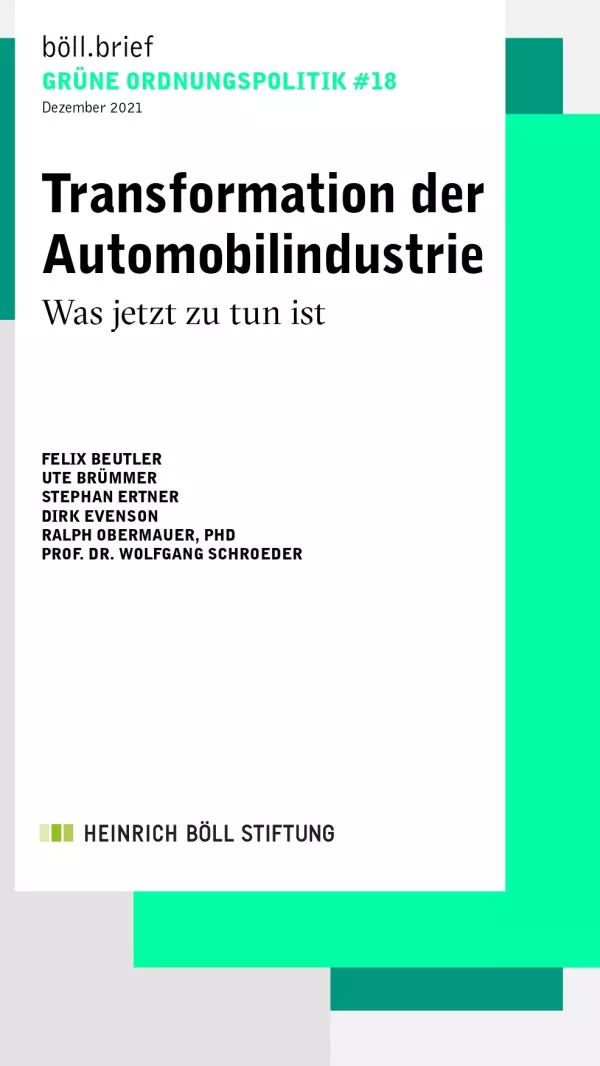 Broschuere: Transformation der Automobilindustrie
