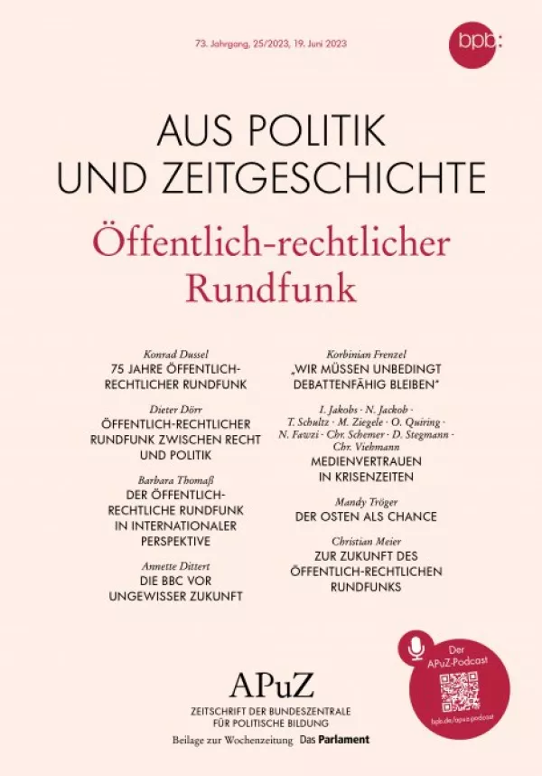 Text: Öffentlich-rechtlicher Rundfunk