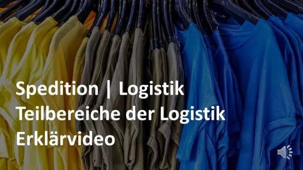 Video: Teilbereiche der Logistik