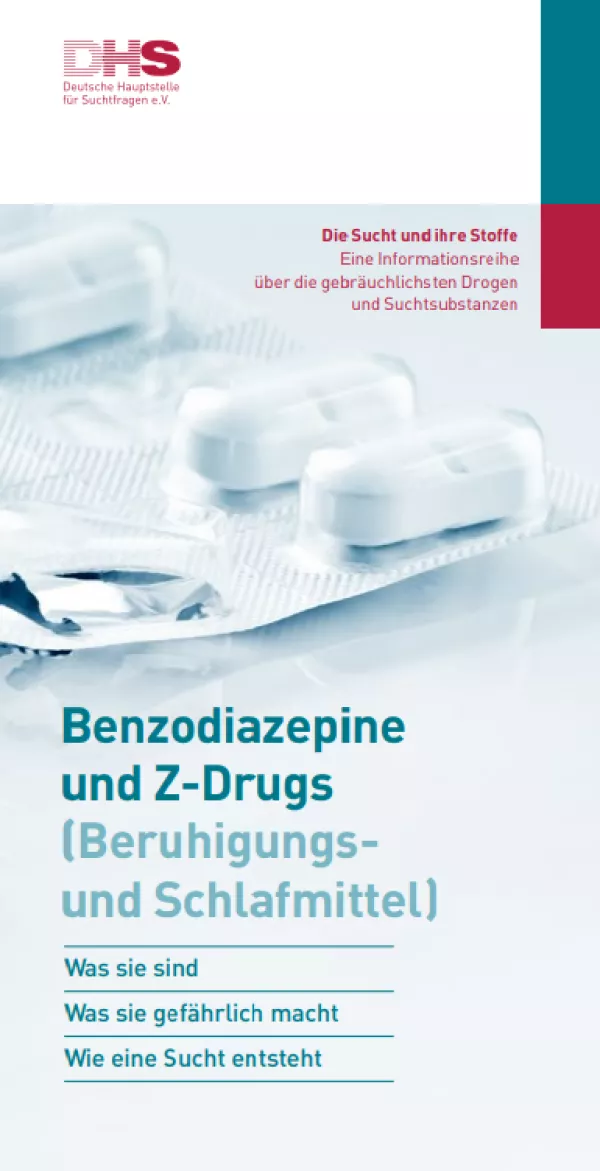 Broschuere: Die Sucht und ihre Stoffe - Benzodiazepine und Z-Drugs