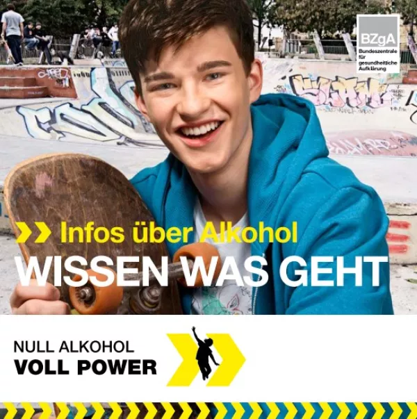 Broschuere: Infos über Alkohol - Wissen was geht