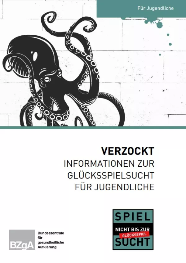 Broschuere: Verzockt - Informationen zur Spielsucht für Jugendliche