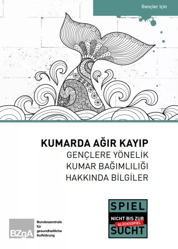 Broschuere: Verzockt - Informationen zur Spielsucht für Jugendliche (Türkisch)