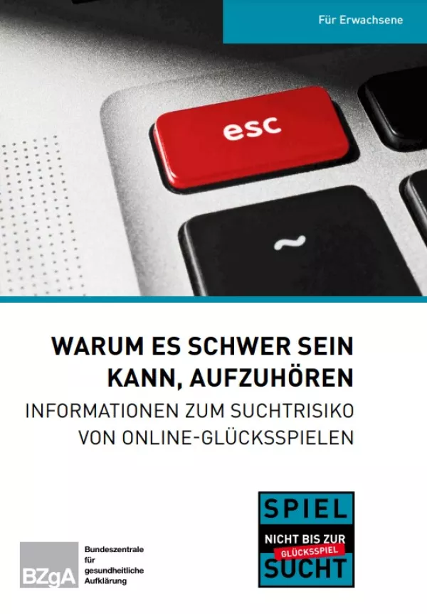 Broschuere: Online-Glücksspiel