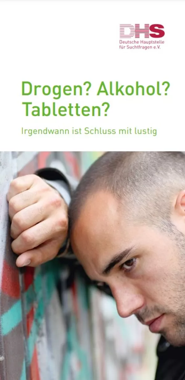 Broschuere: Drogen? Alkohol? Tabletten? Irgendwann ist Schluss mit Lustig (Russisch)