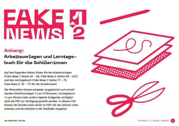 Unterrichtsbaustein: "Selbstbestimmt im Netz" - Anhang Fake News