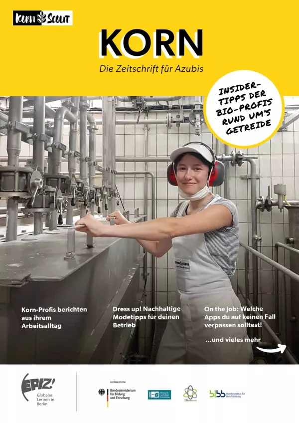 Broschuere: KORN Zeitschrift: Rohstoff Getreide – Arbeitsheft