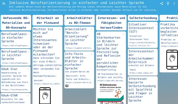 Glossar: Inklusive Berufsorientierung in einfacher und Leichter Sprache
