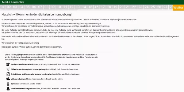 Interaktion: Kfz-Diagnosekompetenz (komplex): Modul 1: Fehlersuche mit der ESI[tronic]