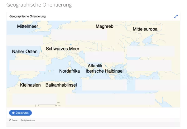 Interaktion: Geographische Orientierung