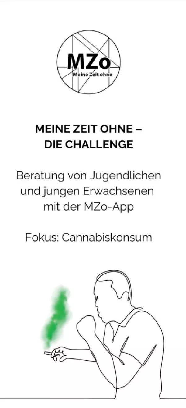 Text: Faltblatt Beratung zum Cannabiskonsum