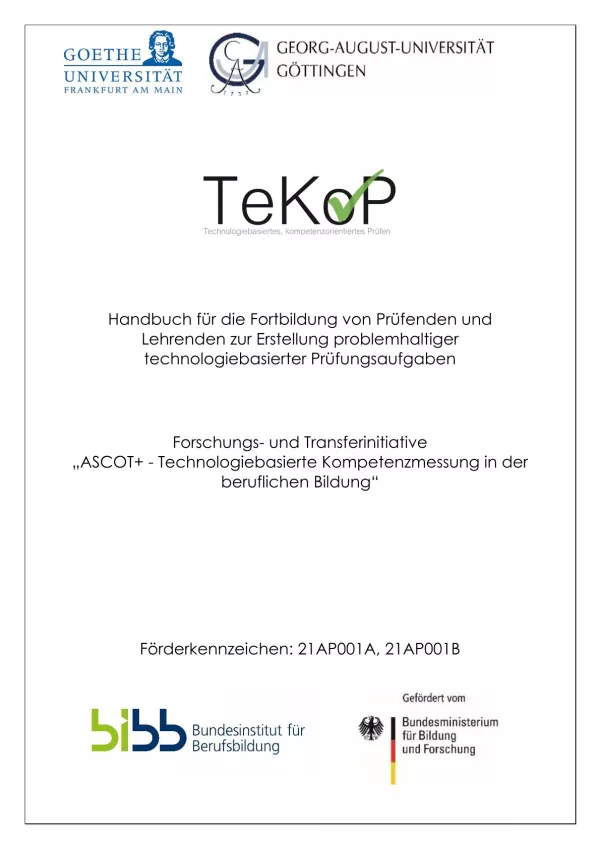 Handbuch: Handbuch problemhaltige Aufgaben/ TeKoP