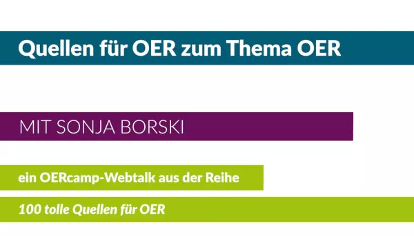Video: Quellen zum Thema OER – als OER! Informationsangebote über Open Educational Resources