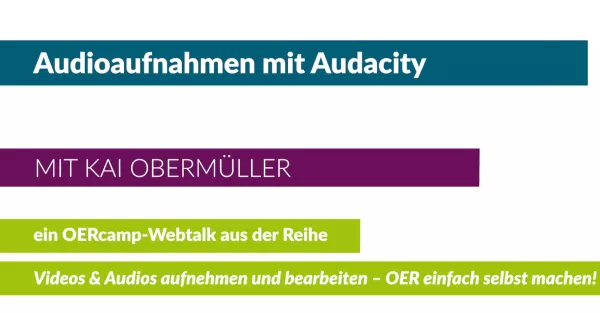 Video: Audacity als Open Source Tool für Audio-Aufnahmen verwenden
