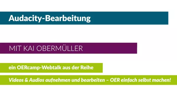 Video: Bearbeiten und Schneiden von Tonspuren mit Audacity