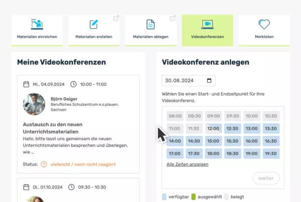 Video: HubbS Screencast: Videokonferenzen planen und durchführen