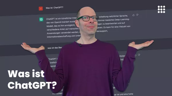 Video: (1/6) ChatGPT – kurz erklärt: Was ist ChatGPT?