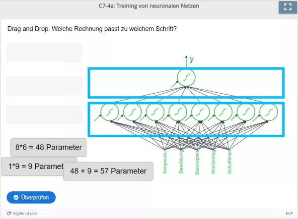 Lernspiel: C7-4 Drag and Drop: Welche Rechnung passt zu welchem Schritt? (Quiz zum Video)