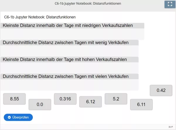 Lernspiel: C6-1 Drag and Drop: Jupyter Notebook, Aufgabe 2 (Quiz zum Jupyter Notebook)