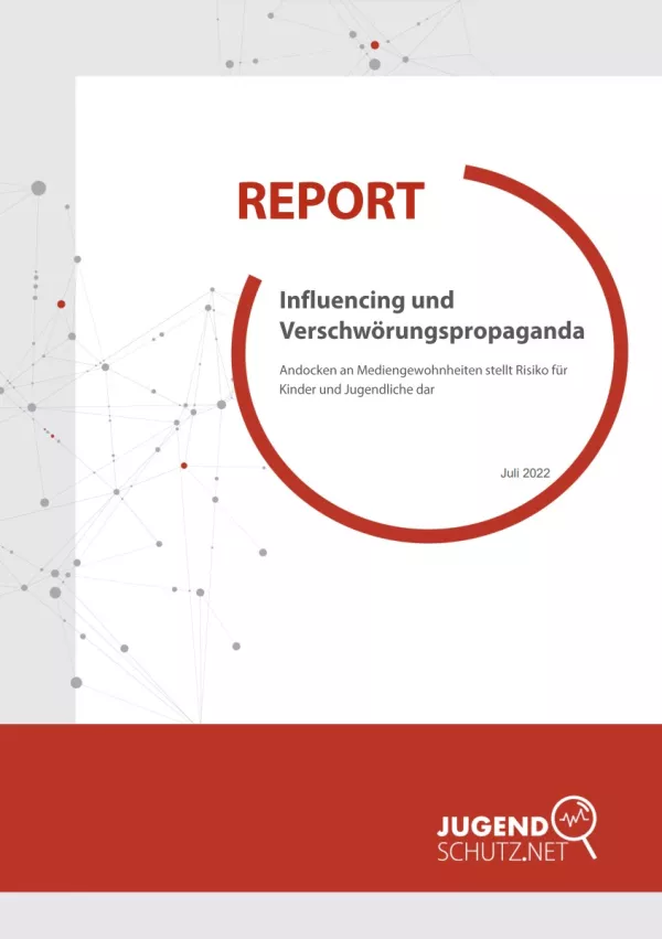 Broschuere: Report: Influencing und Verschwörungspropaganda