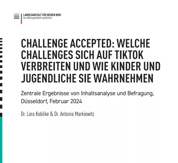 Fallstudie: Challenge Accepted: Welche Challenges sich auf TikTok verbreiten und wie Kinder und Jugendliche sie wahrnehmen
