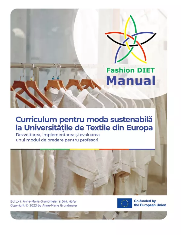 Handbuch: Fashion DIET: Curriculum pentru moda sustenabilă la Universitățile de Textile din Europa