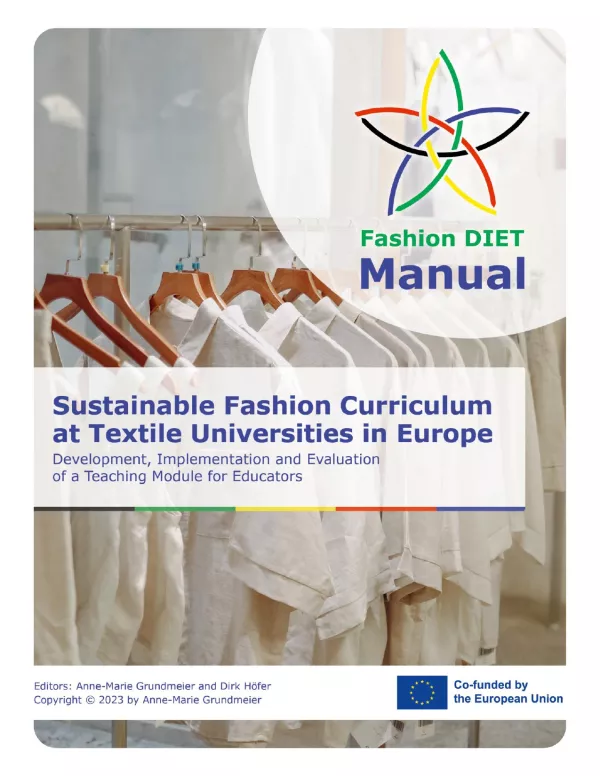 Handbuch: Fashion DIET: Sustainable Fashion Curriculum at Textile Universities in Europe