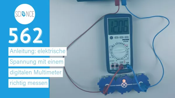 Video: Anleitung: elektrische Spannung mit einem digitalen Multimeter richtig messen
