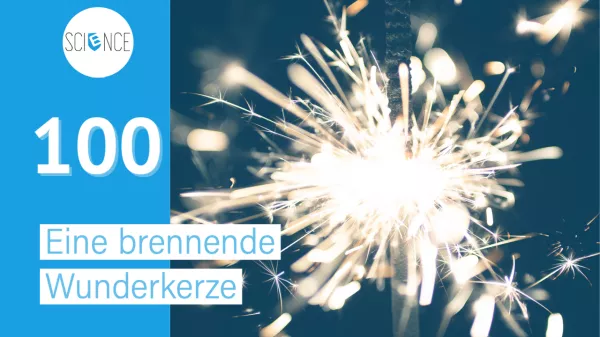 Video: Brennende Wunderkerze