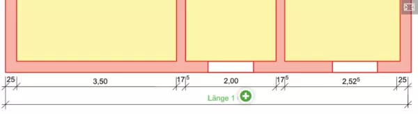 Interaktion: Baurichtmaß Übung 3