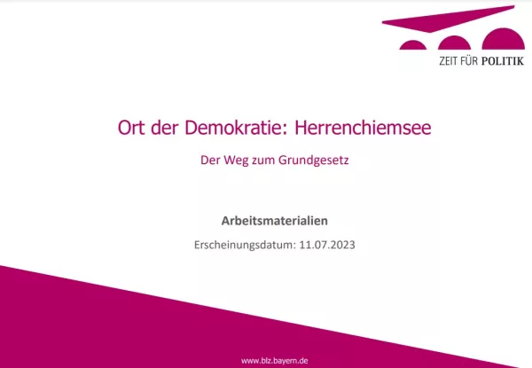 Presentation: Der Weg zum Grundgesetz - Präsentation für den Unterricht