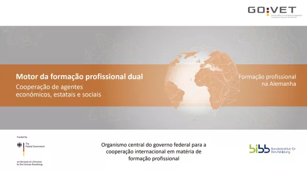 Presentation: Presentation on the stakeholders of the German VET system (Portuguese, PPTX)